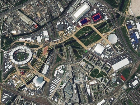 bản đồ từ vệ tinh