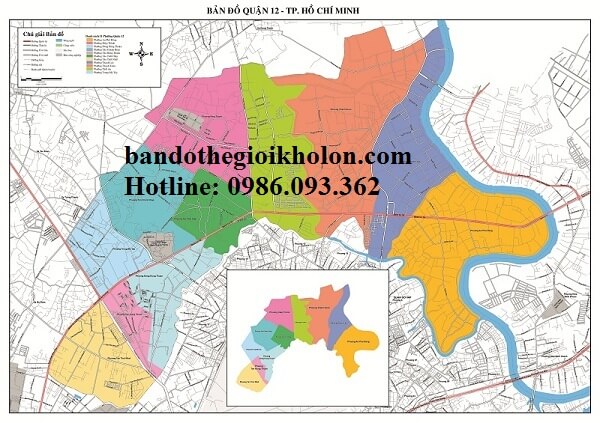 Bản Đồ Quận 12-Thành Phố Hồ Chí Minh