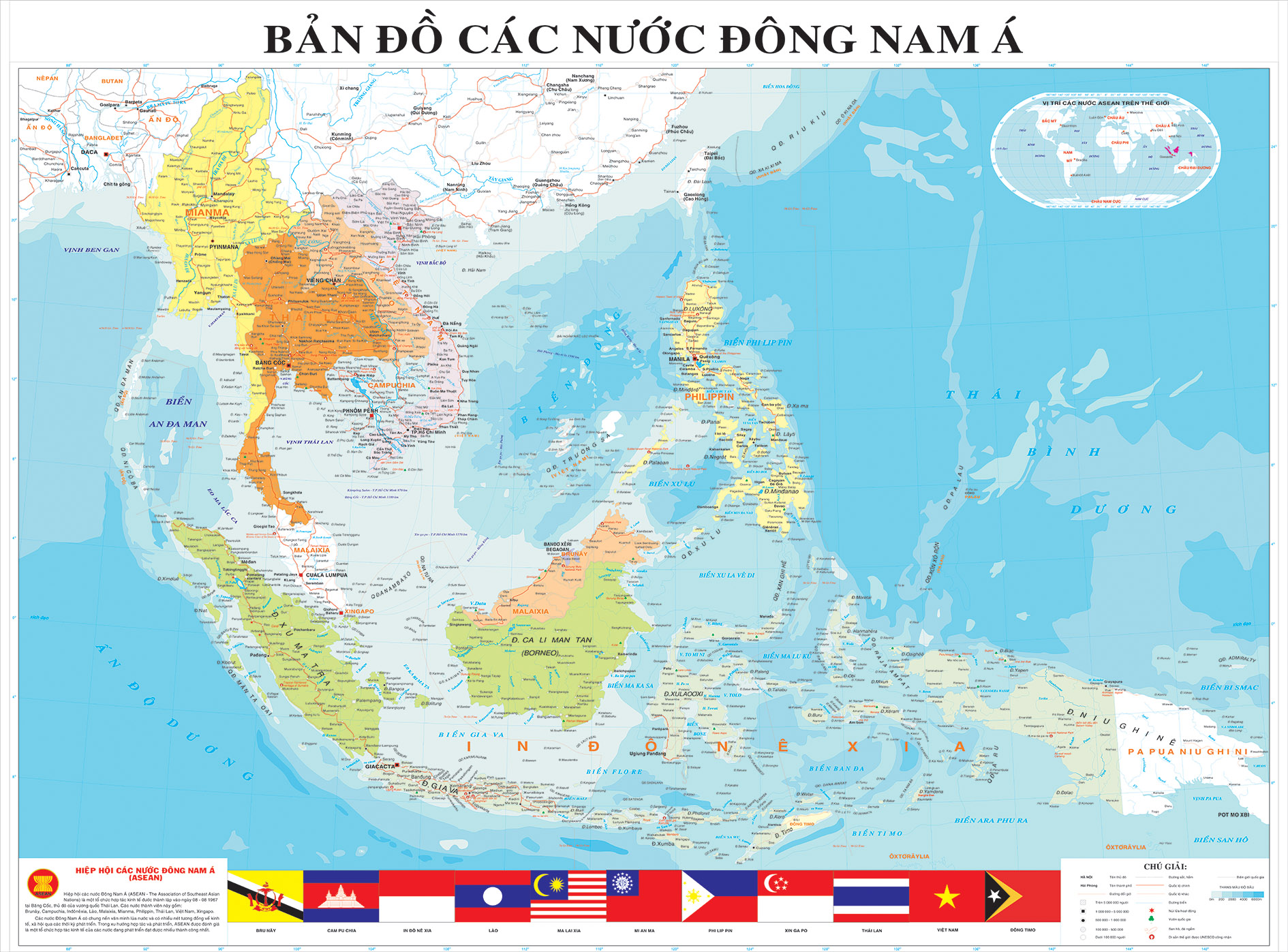Bản Đồ Đông Nam Á Và Cái Nhìn Tổng Quan