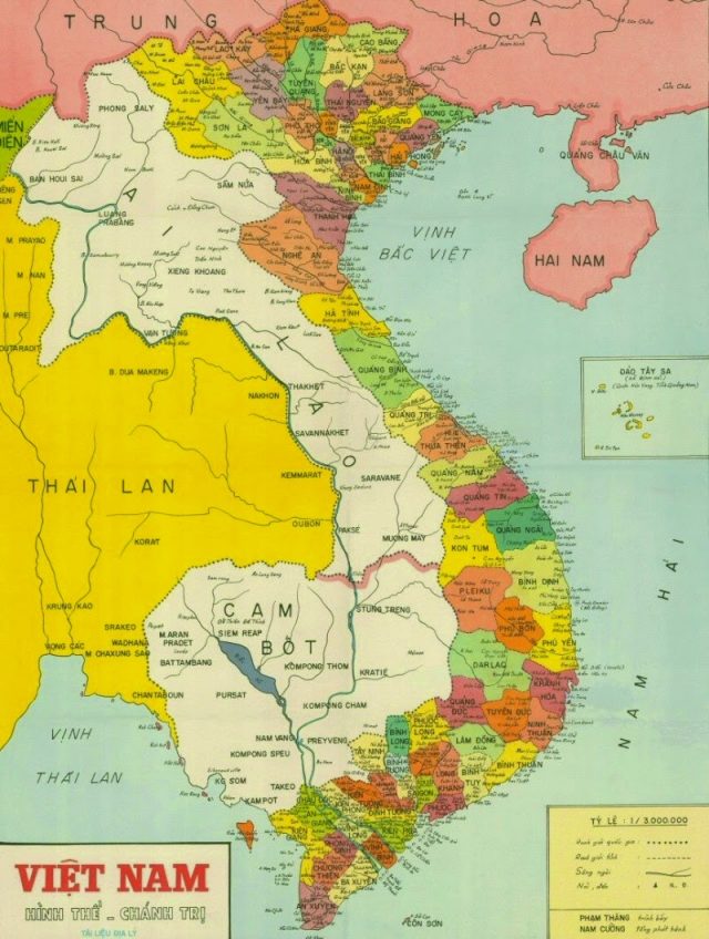 Thông Tin Bản Đồ Phân Chia Việt Nam Trước 1975