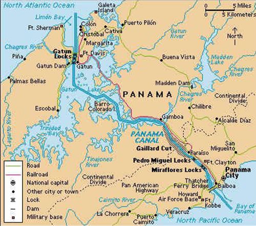 Vị Trí Kênh Đào Panama Trên Bản Đồ Thế Giới