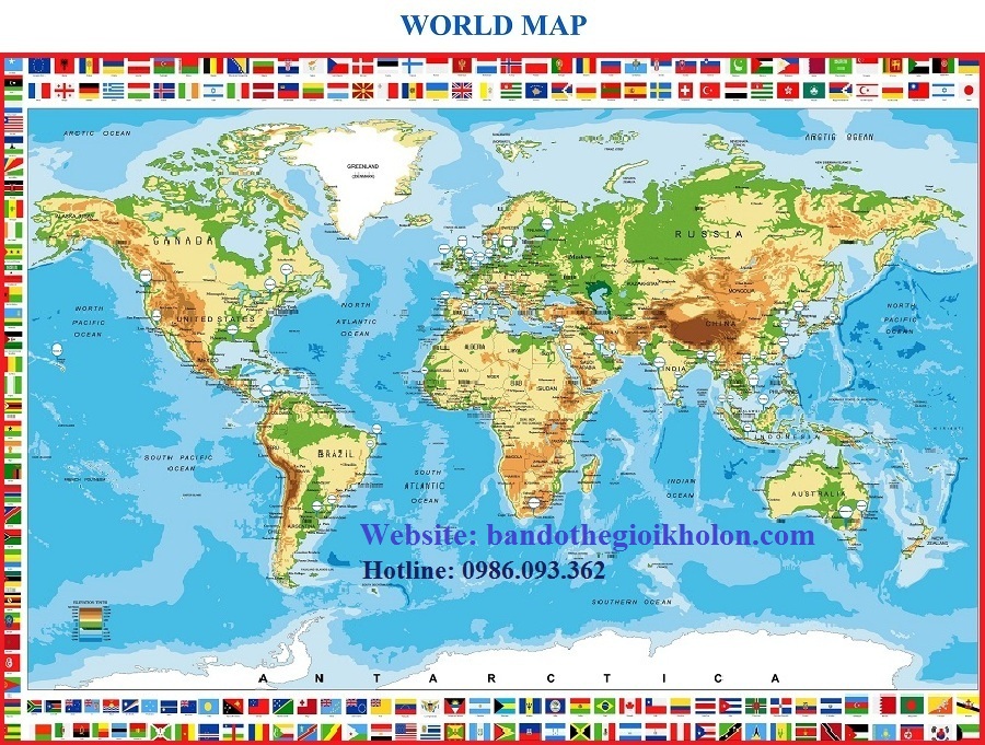 bán bản đồ thế giới khổ lớn