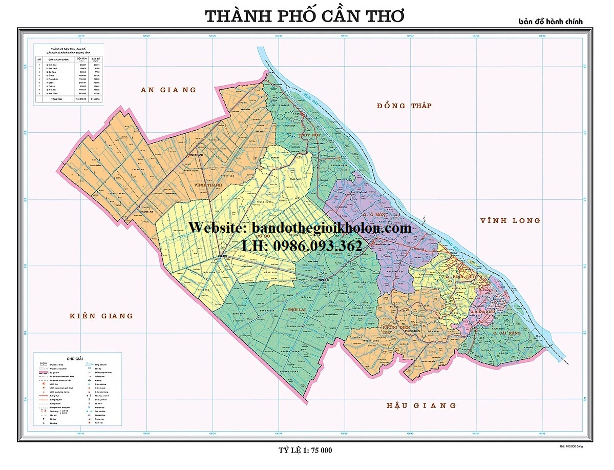 Bản Đồ Thành Phố Cần Thơ