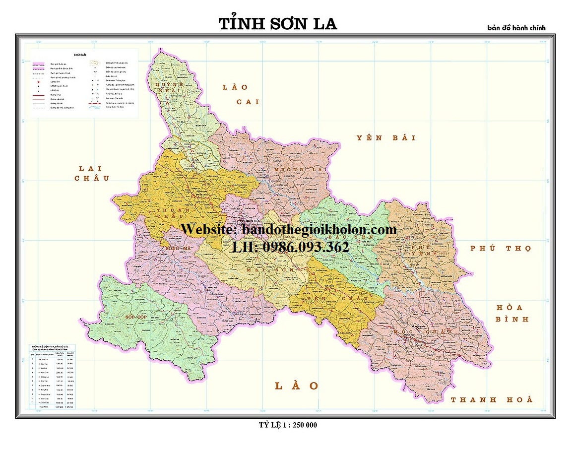 Bản Đồ Tỉnh Sơn La
