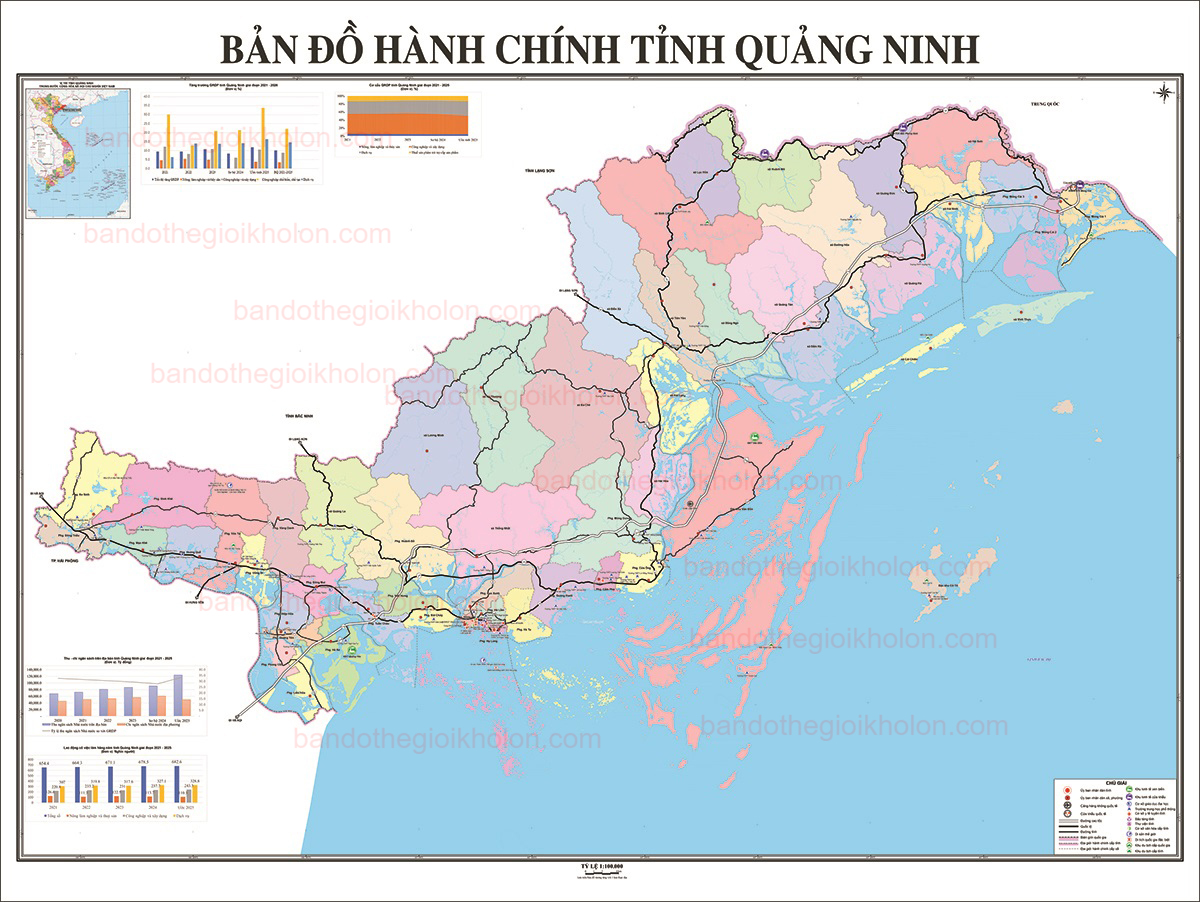 Bản Đồ Tỉnh Quảng Ninh Sau Sáp Nhập