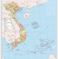 Bản Đồ Việt Nam Tiếng Trung 34 Tỉnh Thành