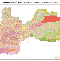 Bản đồ quy hoạch tỉnh Bắc Ninh Sau Sáp Nhập